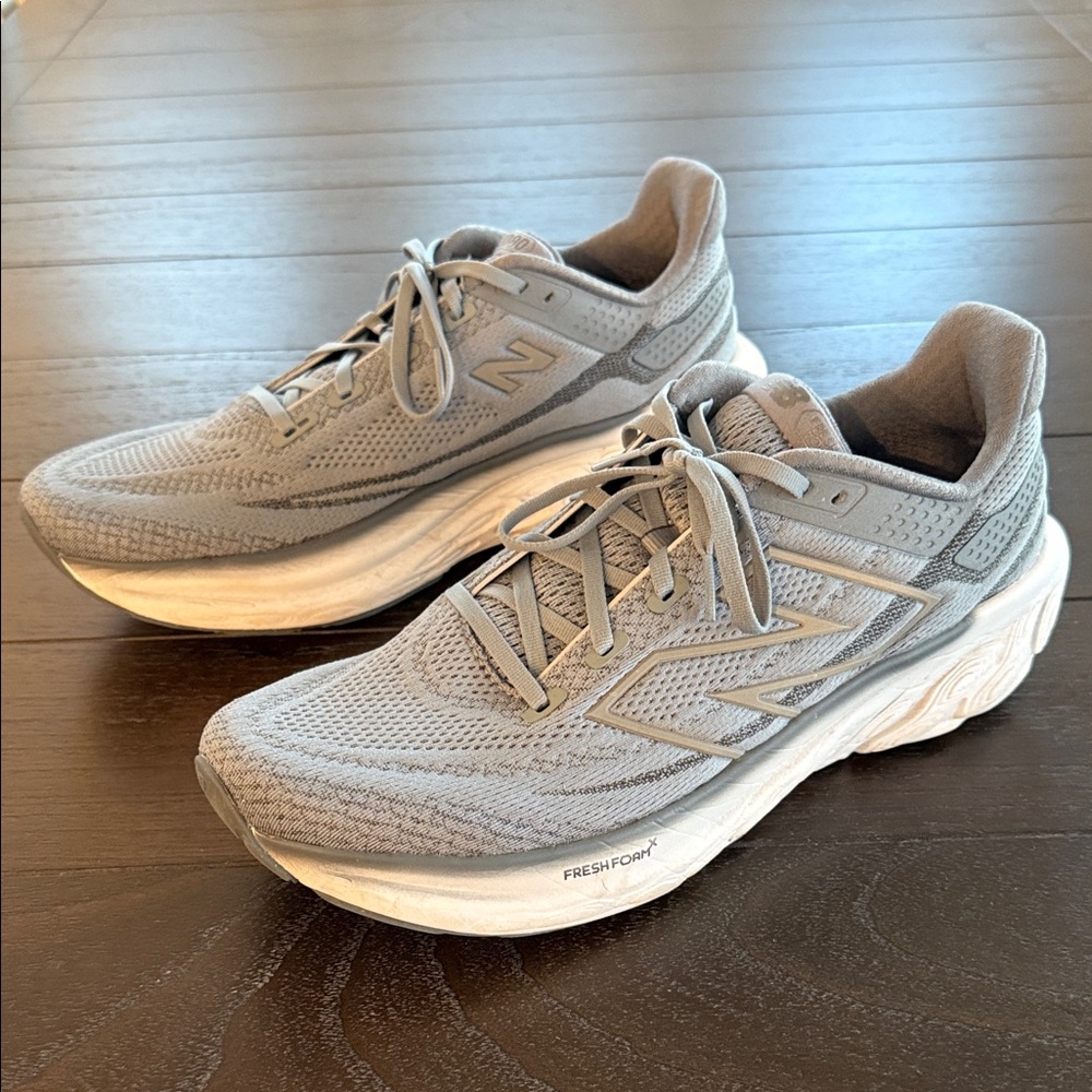 New Balance Light Gray Athletic Sneakers